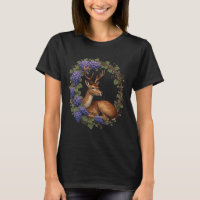 Arkansan State Deer And Grape Vine Vector Design