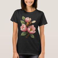 Arkansan State Honey Bee And Apple Blossom Vector