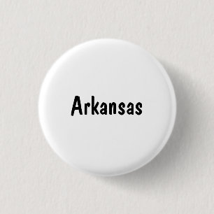 Arkansas 3 Cm Round Badge