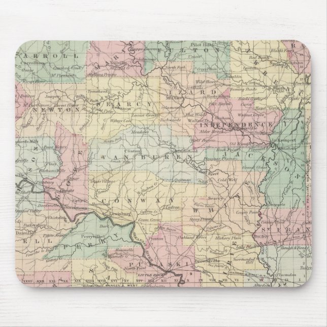 Arkansas 3 mouse pad (Front)