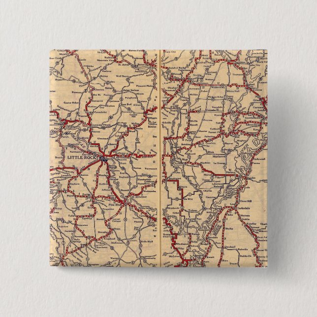 Arkansas 5 15 cm square badge (Front)