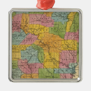 Arkansas 7 metal tree decoration
