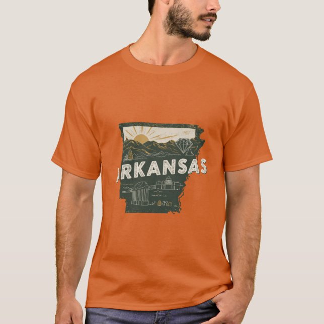 Arkansas 7 T-Shirt (Front)