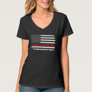 Arkansas American Flag Weiner USA Patriotic Souven T-Shirt