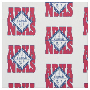 Arkansas American state flag Fabric