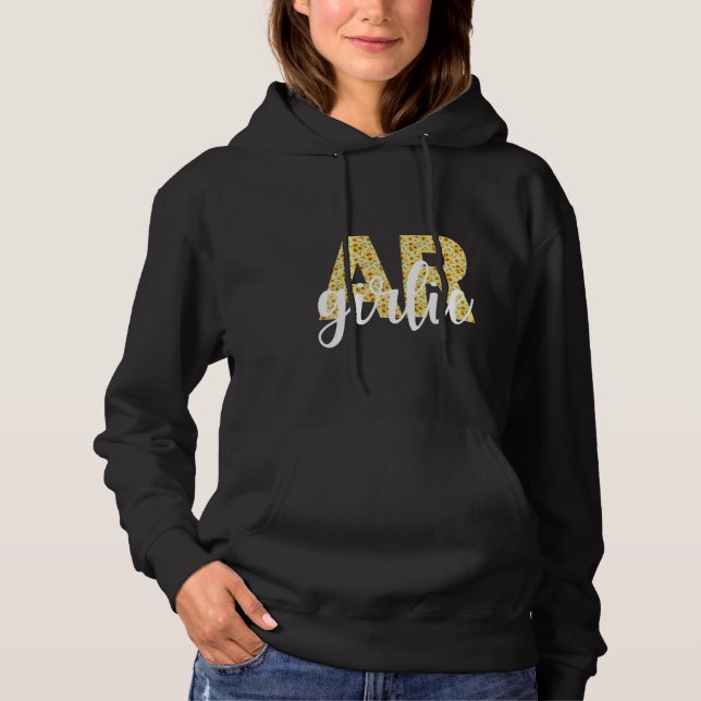 Arkansas AR Girl State Pride Simply Cute Sunflower Hoodie (Front)