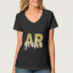 Arkansas AR Girl State Pride Simply Cute Sunflower T-Shirt