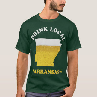 ARKANSAS Beer Map Drink Local Brewmaster Gift T-Shirt