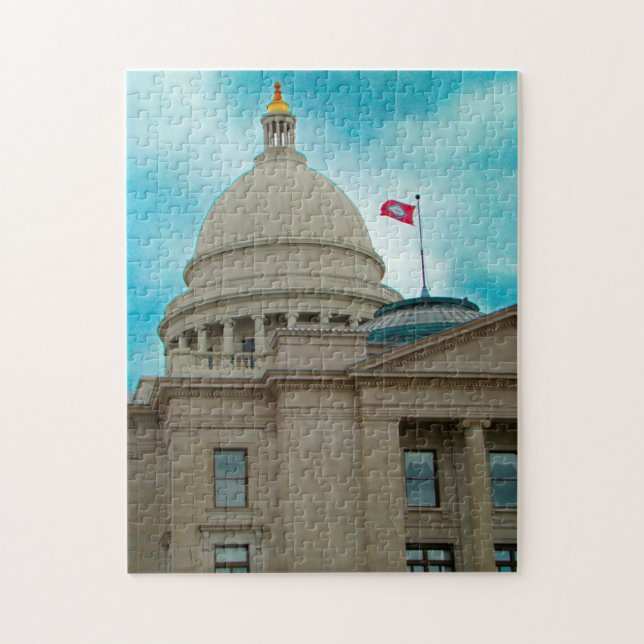 Arkansas Capital Building. Jigsaw Puzzle (Vertical)