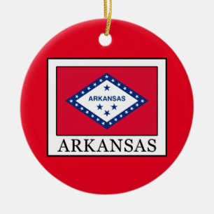 Arkansas Ceramic Tree Decoration