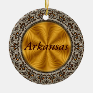 Arkansas Ceramic Tree Decoration