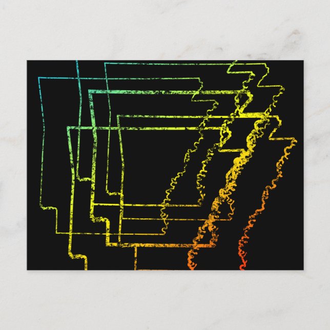 arkansas chill blur postcard (Front)