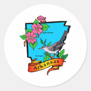 Arkansas Classic Round Sticker