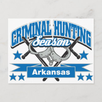 Arkansas Criminal Hunting Season Postcard