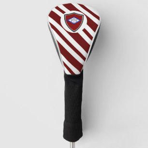 Arkansas flag golf head cover