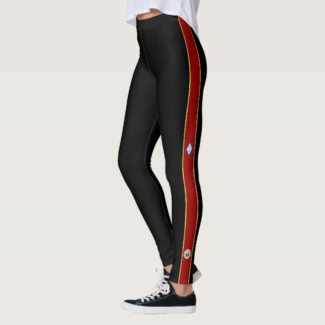 Arkansas flag leggings (Left)