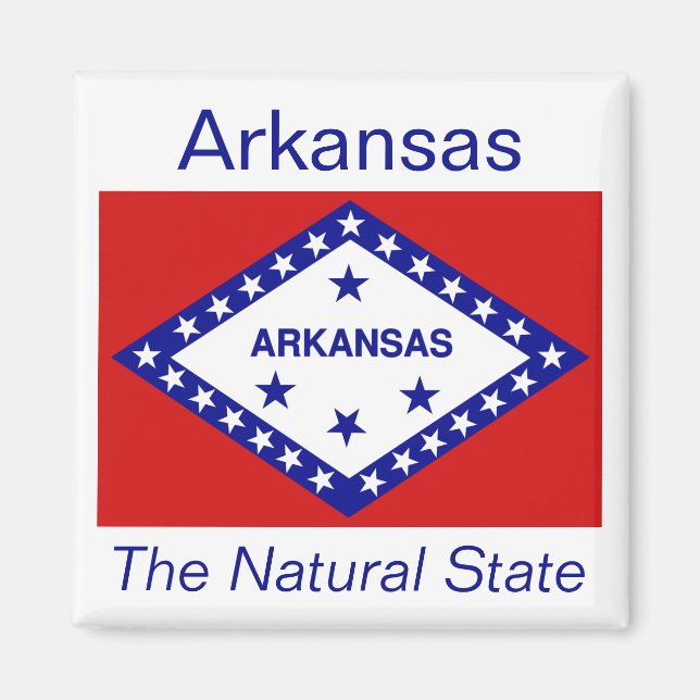 Arkansas Flag Magnet (Front)