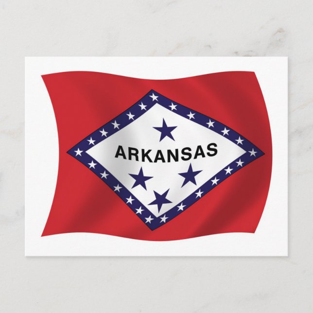 Arkansas Flag Postcard (Front)