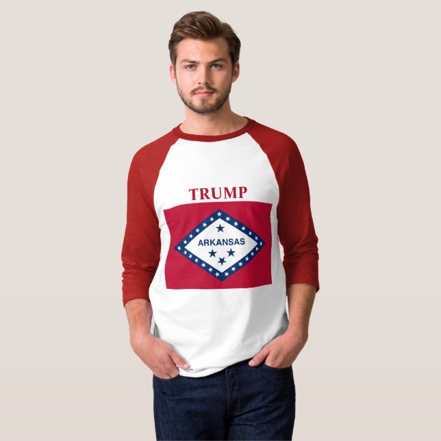 ARKANSAS FLAG  T-Shirt (Front Full)