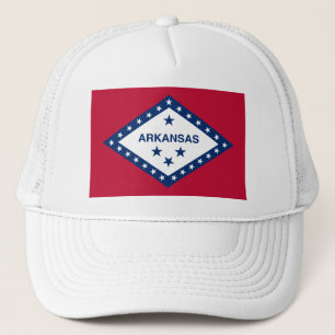 ARKANSAS FLAG TRUCKER HAT