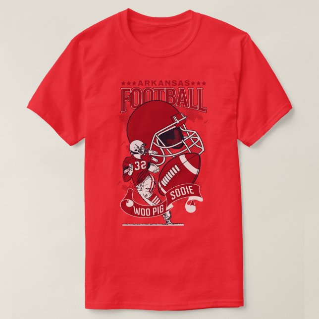 Arkansas Football T-Shirt (Design Front)