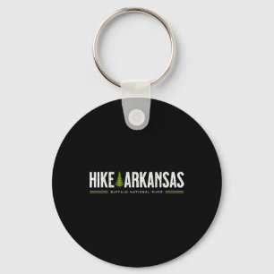 Arkansas Hike Buffalo National River Tree Retro Gr Key Ring
