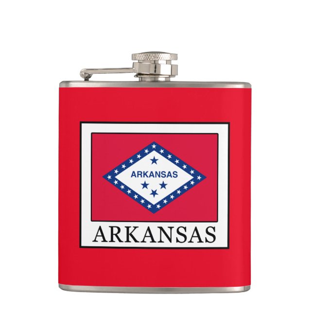 Arkansas Hip Flask (Front)