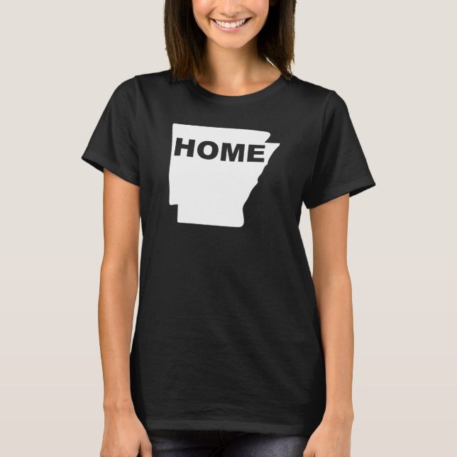 Arkansas Home Away From State T-Shirt Tees (Front)