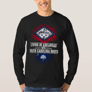 Arkansas Home South Carolina Roots State Tree T-Shirt