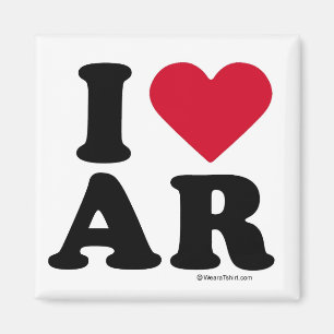 ARKANSAS - I LOVE AR - I LOVE ARKANSAS MAGNET