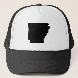 Arkansas in Black Trucker Hat