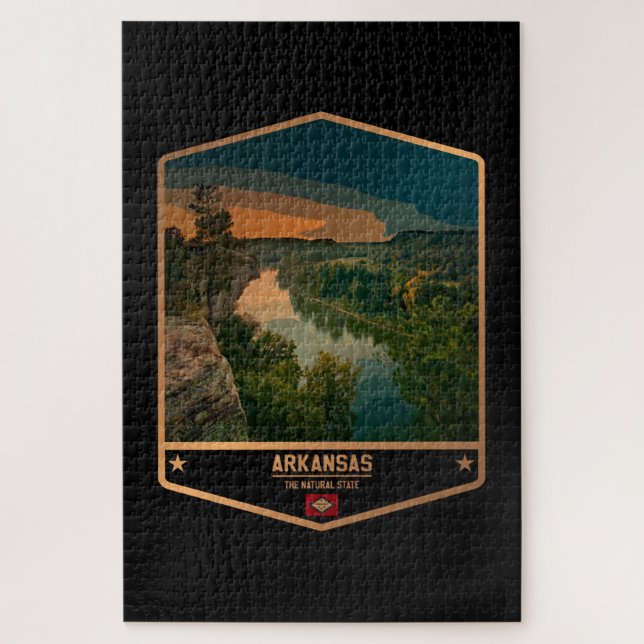 Arkansas Jigsaw Puzzle (Vertical)