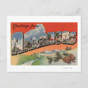 Arkansas (Landscape Scene) - Large Letter Postcard