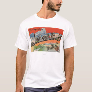 Arkansas (Landscape Scene) - Large Letter T-Shirt