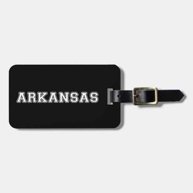 Arkansas Luggage Tag (Front Horizontal)