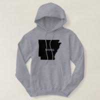 Arkansas Map Belong State Pride