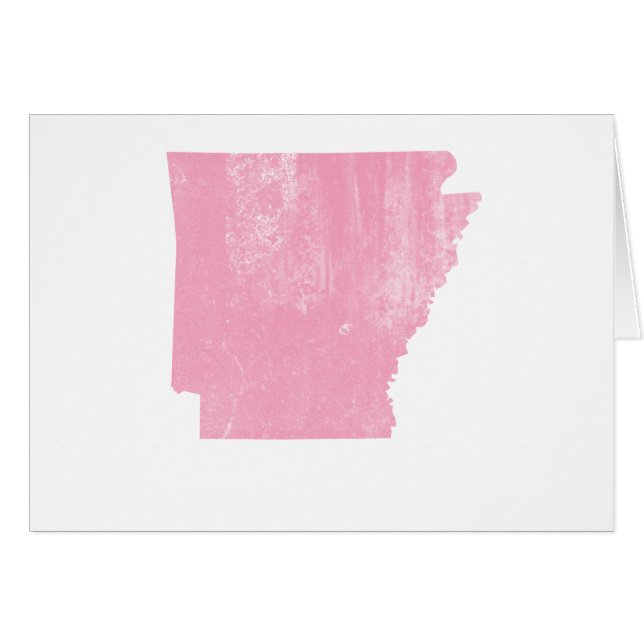 Arkansas Pink Vintage Grunge (Front Horizontal)