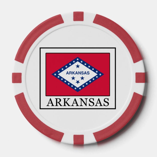 Arkansas Poker Chips (Front)