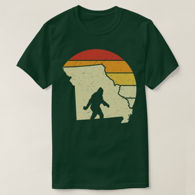 Arkansas Retro Sunset TShirt (Design Front)