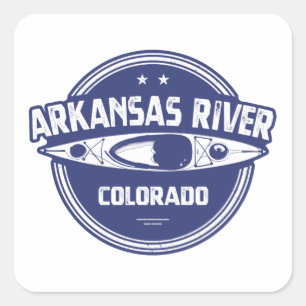 Arkansas River, Colorado Square Sticker