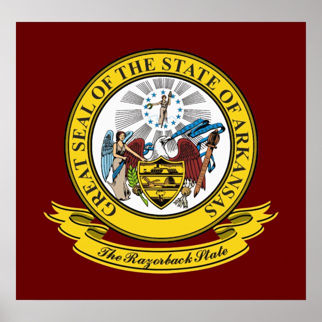 Arkansas Seal Poster (Front)