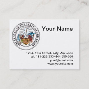Arkansas sign business card