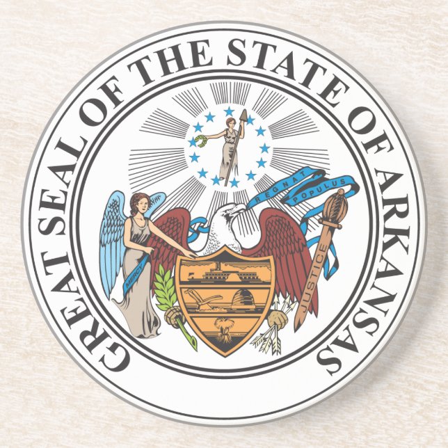 Arkansas sign coaster (Front)