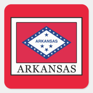 Arkansas Square Sticker