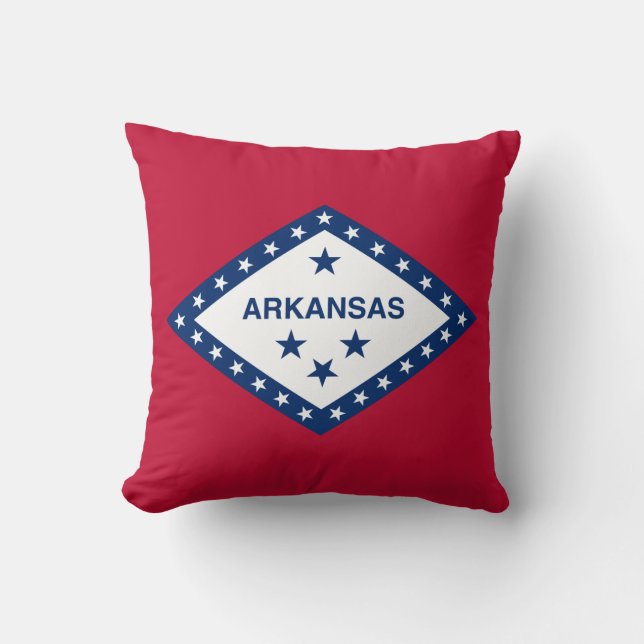 Arkansas State Flag Cushion (Front)
