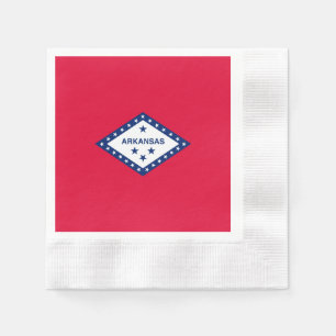Arkansas State Flag Design Napkin