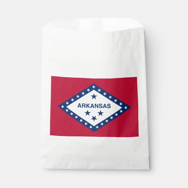 Arkansas State Flag Favour Bags (Front)