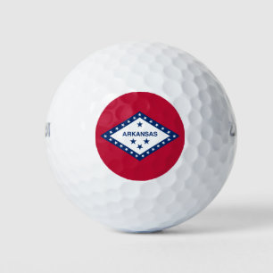 Arkansas State Flag Golf Balls
