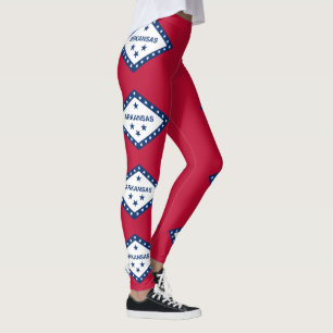 Arkansas State Flag Leggings