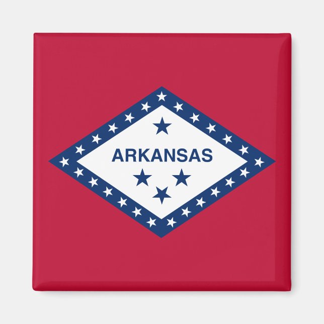 Arkansas State Flag Magnet (Front)